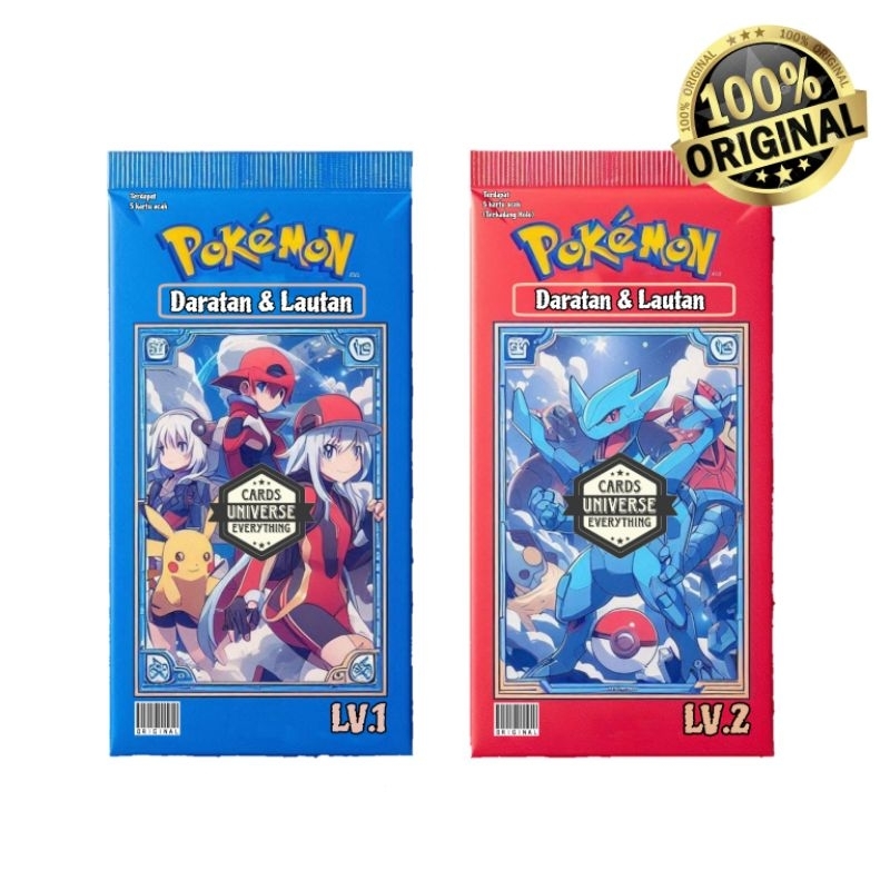 Kartu Pokemon Random Original Pack Bahasa Indonesia