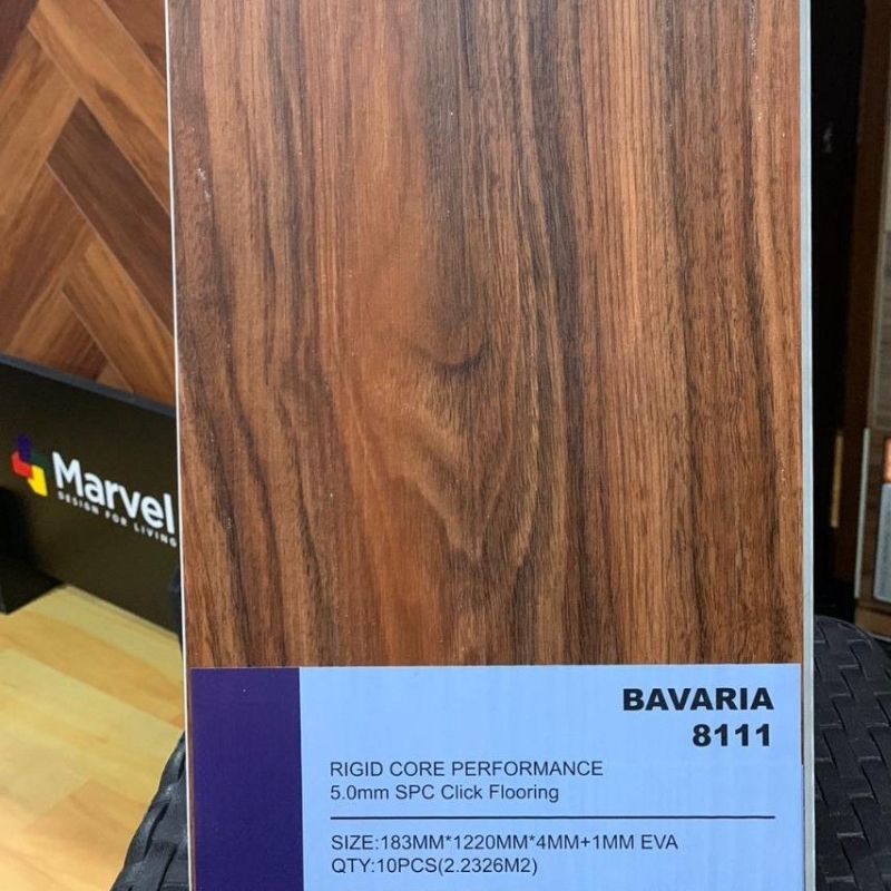 Vinyl Click|Lantai SPC Click|Lantai Vinyl SPC|SPC Lantai Kayu 8111 Bavaria