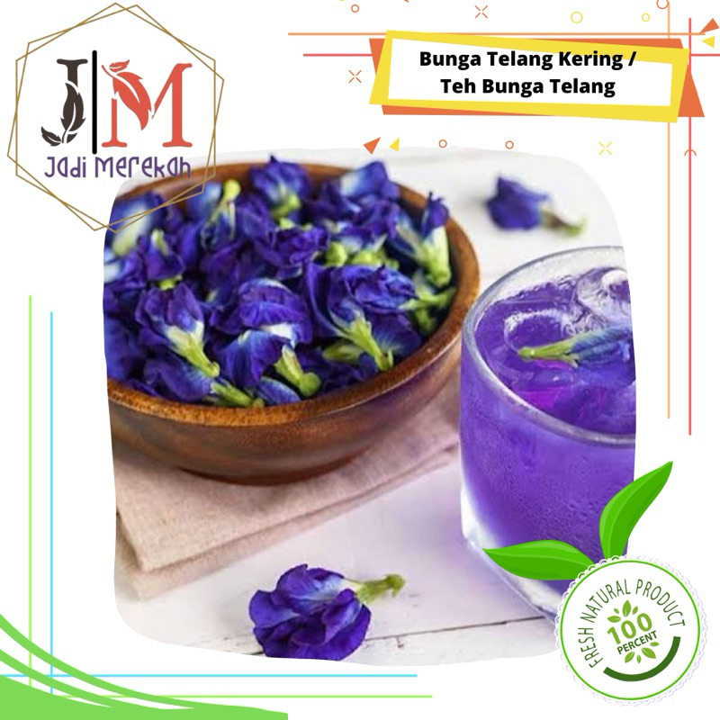 

[JM Sofresh] Teh Bunga Telang | Dried Butterfly Pea Tea | Clitorea Ternatea Tisane