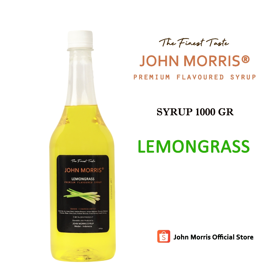 

JOHN MORRIS Lemongrass Syrup 1000 gr