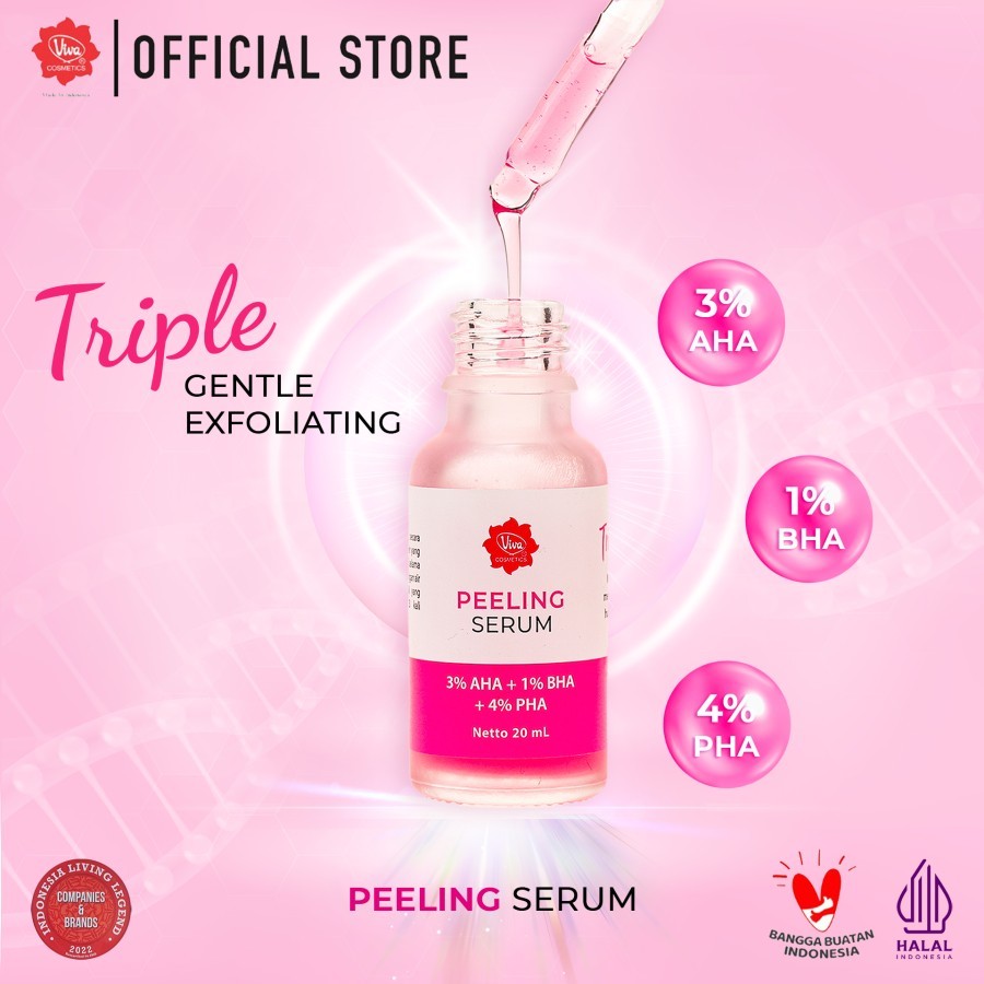 Viva Peeling Serum with Glycolic Acid, Salycilic Acid, Gluconolactone