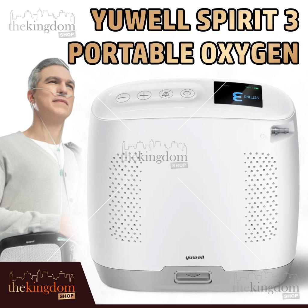 Yuwell Spirit 3 Portable Oxygen Concentrator Health Medical Breathing Alat Bantu Nafas Tabung Oksige