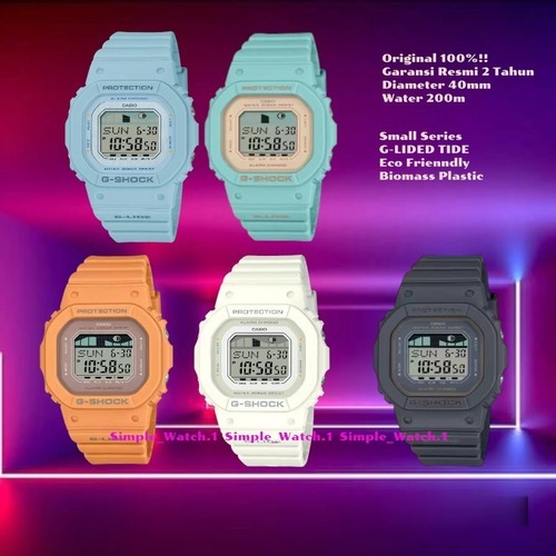 Original 100% Jam Tangan Wanita  Casio G-SHOCK GLX-S5600-1DR GLX-S5600-2DR GLX-S5600-3DR GLX-S5600-4