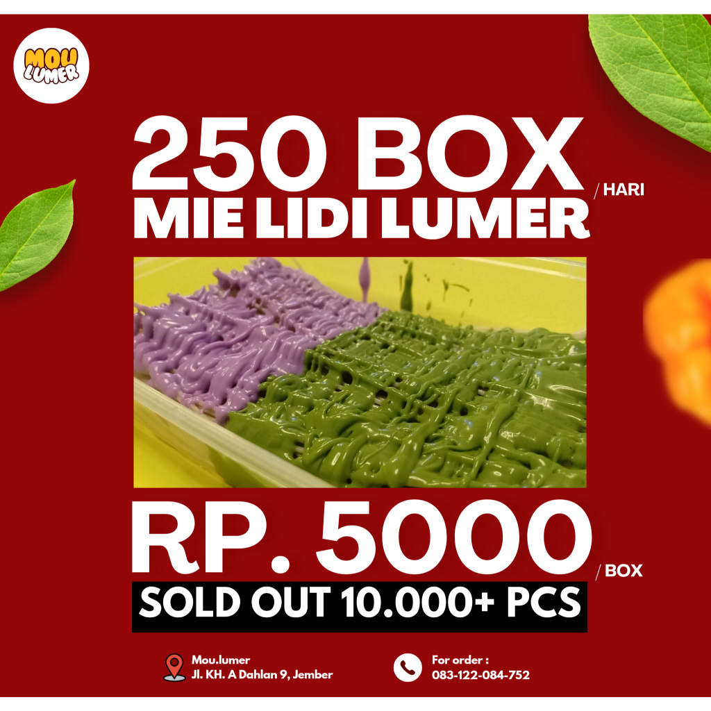 

DISKON LEGIT 50% - MIE LIDI LUMER VIRAL