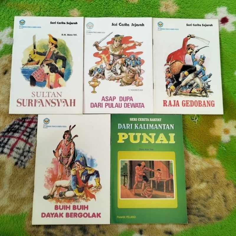 ORIGINAL BUKU SERI CERITA SEJARAH SULTAN SURIANSYAH ASAP DUPA DARI PULAU DEWATA RAJA GEDOBANG BUIH B