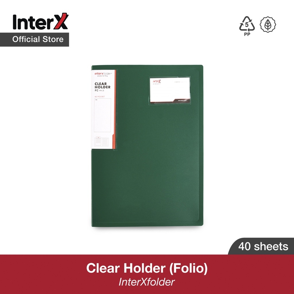 

Interx Clear Holder FC 40 PC Polkadot Series