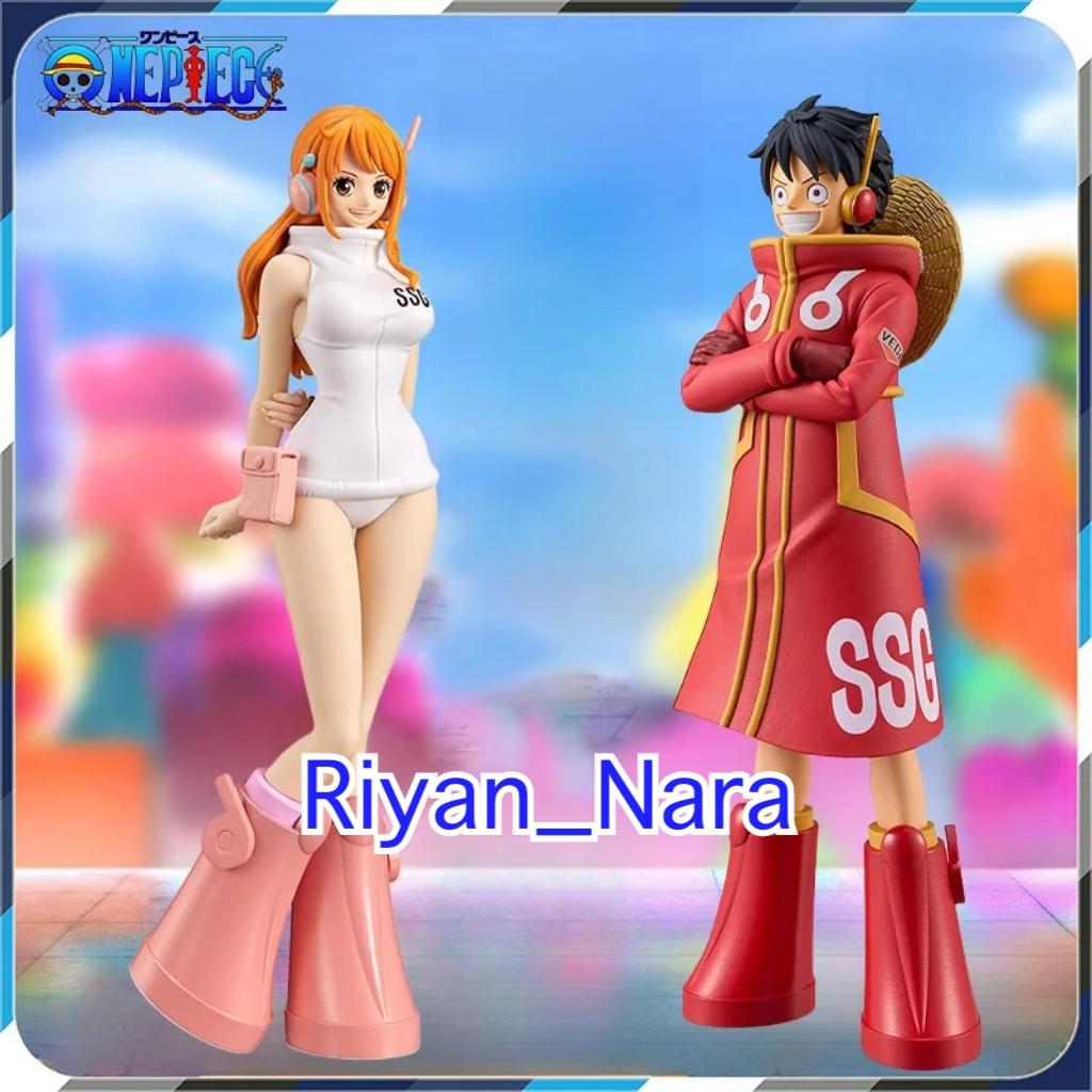Action Mini Figure Anime One Piece Nami Luffy Ryan Nara