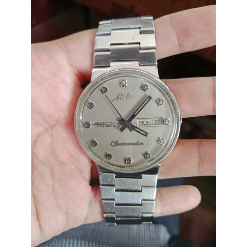 Jam Tangan MIDO chronometer day date bekas