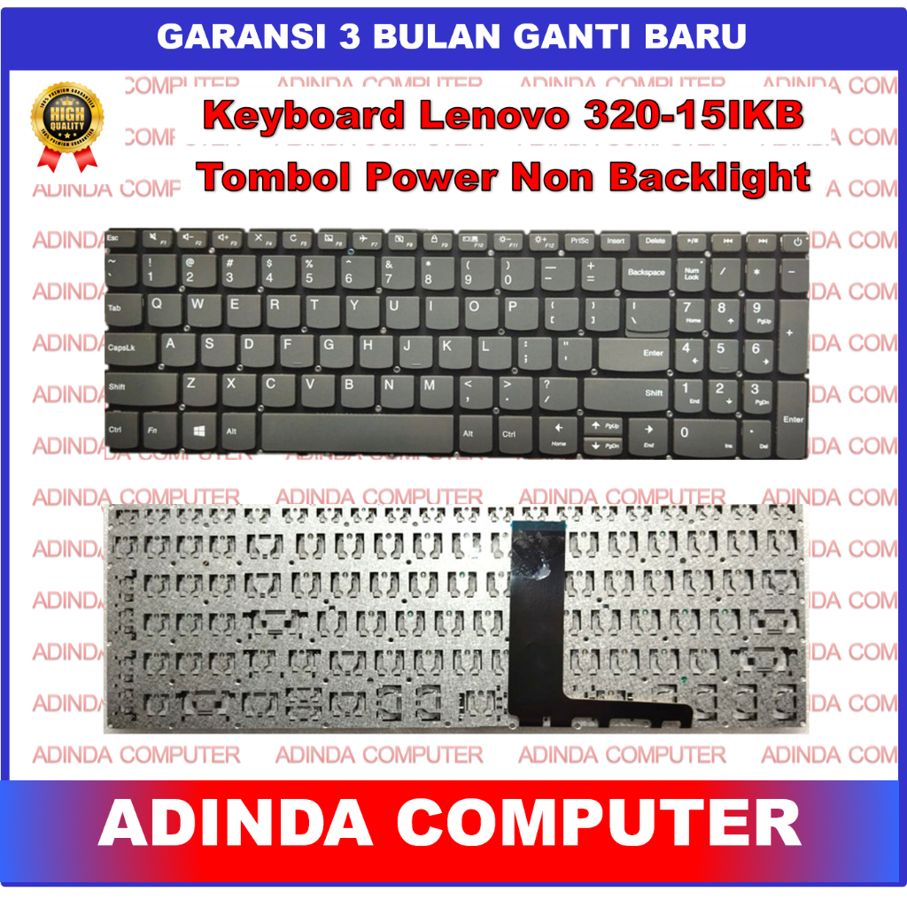 Keyboard Lenovo Ideapad 320-15IKB 130-15IKB 130-15AST 330-15 330-15arr 330-15ast 330-15ich 330-15igm