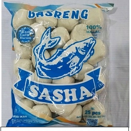 

Basreng sasha isi 25pcs / bakso ikan / baso goreng frozen