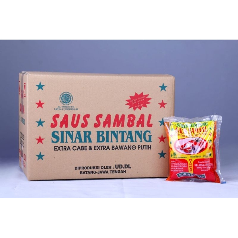 

❗❗❗PROMO SAUS MURAH ❗❗❗ Saus Sambal Sinar Bintang Extra Bawang 500gr