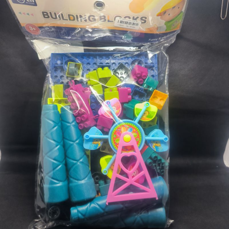 mainan anak building block city