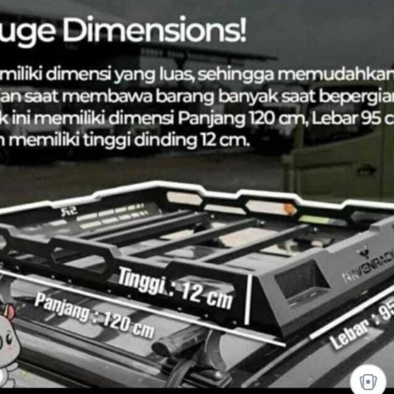 rack ravenrack mobil Jimny katana roof RAck mobil off-road