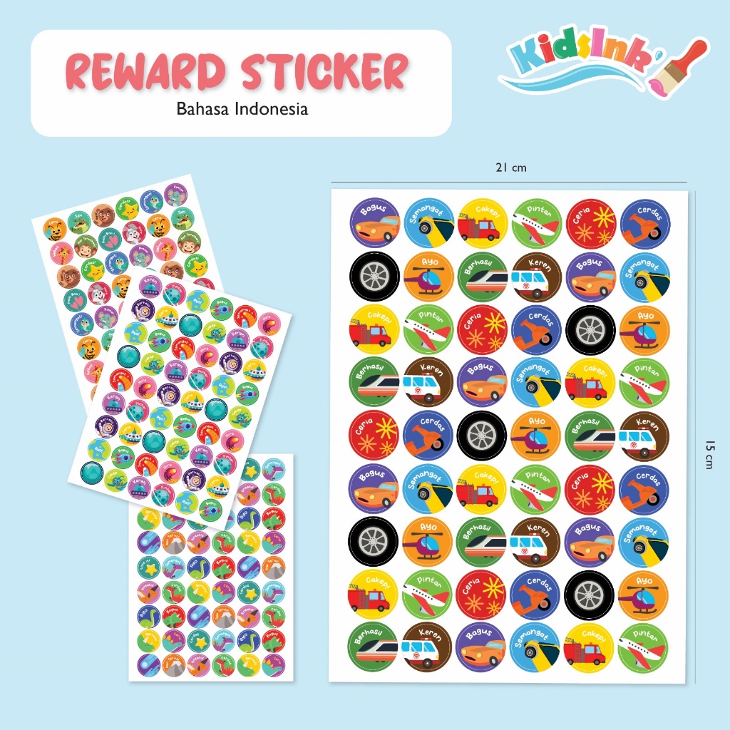 

STIKER MOTIVASI bahasa indonesia anti air / reward stiker [EDUFUNTOYS]