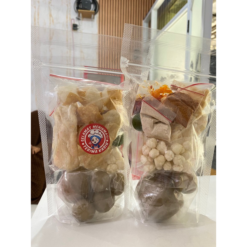 

Bakso aci isi ayam suir mercon