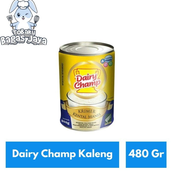 

Dairy Champ Kental Manis Kaleng 480 Gram