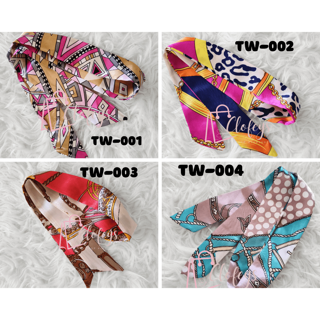 Twilly silky / Twilly bag scarves aksesoris tas / hiasan tas