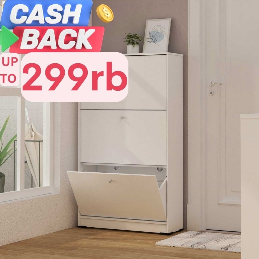 RAK SEPATU MINIMALIS SIMON SIMMON SIMONS SIMMONS [ ODEON ] OSFRANS