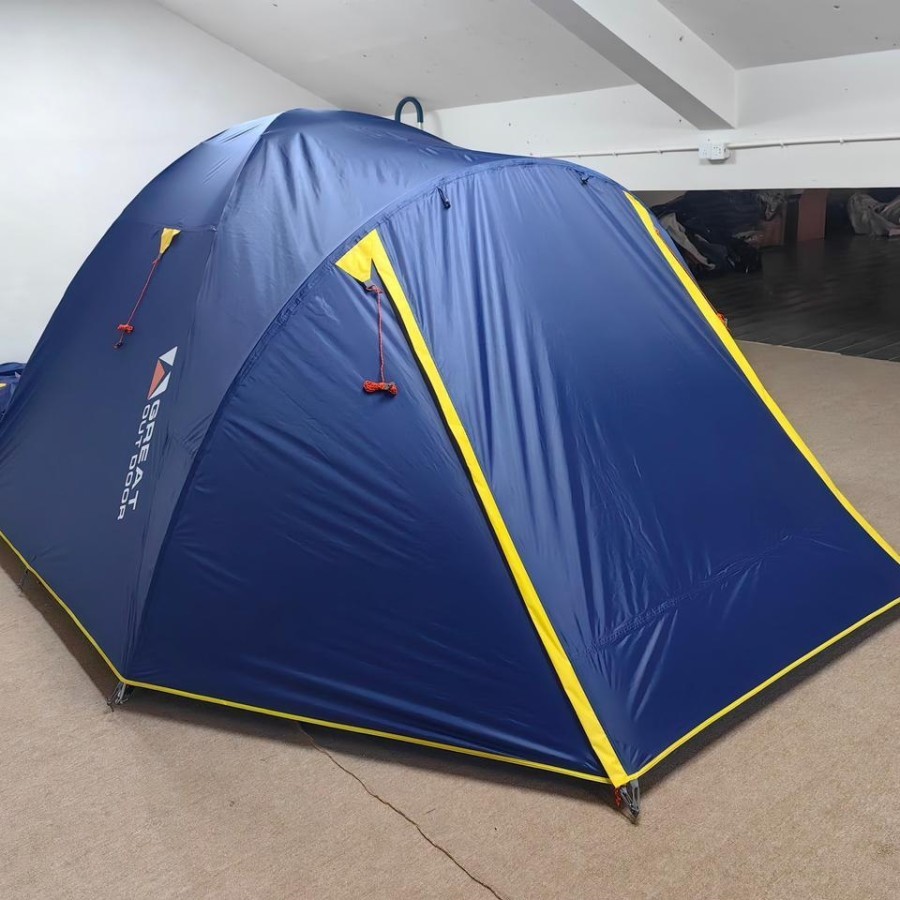 TENDA GREAT OUTDOOR GO JAVA 6 ORANG ORIGINAL RESMI WATERPROOF DOUBLE LAYER - TENDA CAMPING - TENDA F