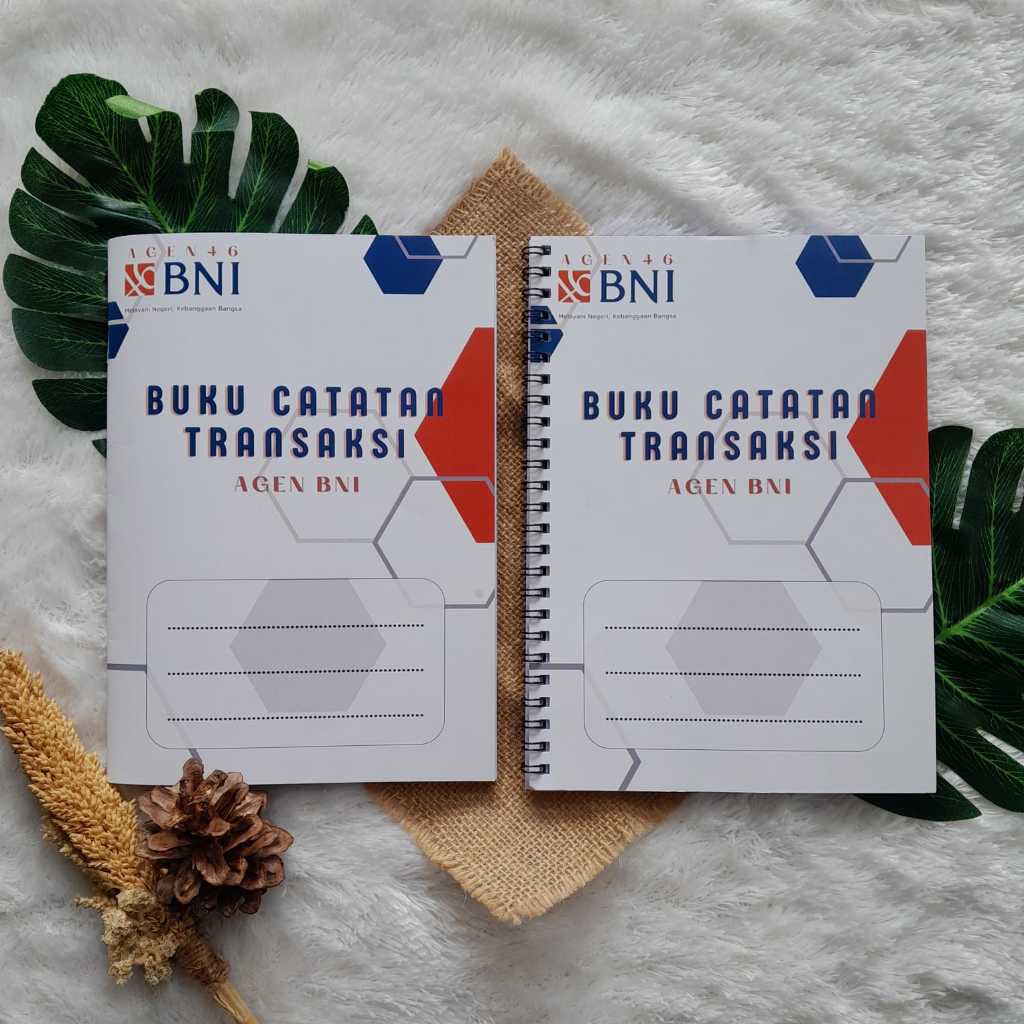 

BUKU CATATAN TRANSAKSI AGEN BANK BNI UK A5 ISI 100 HAL
