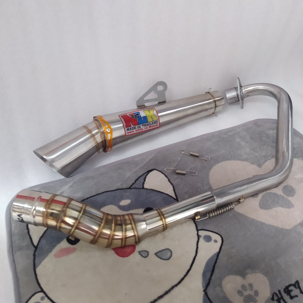 Exhaust NLK 51mm Canister 1set open pipe for Tmx skygo bajaj euro vperman Rusi tc raider 150 pinoy R