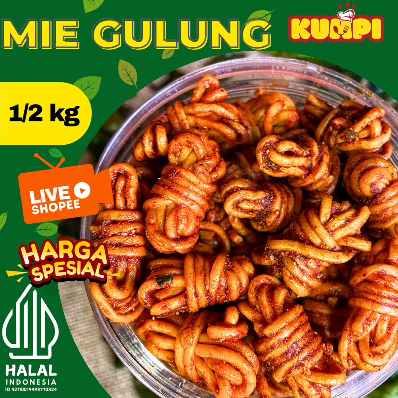 

MIE GULUNG 1/2KG - KUMPISNACK