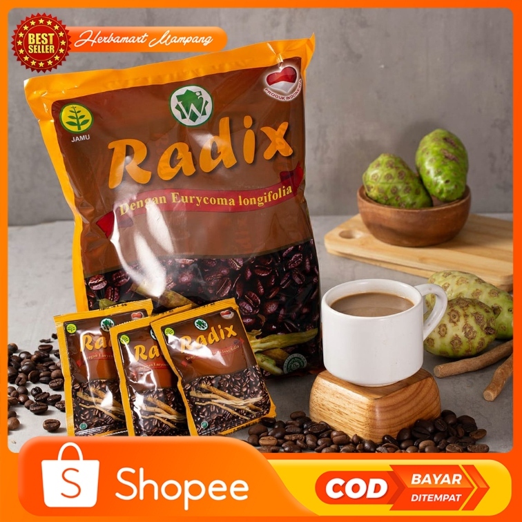 

Kopi Radix Wahida isi 30 Sachet / Radix Plastik / Radix Kantong Indonesia