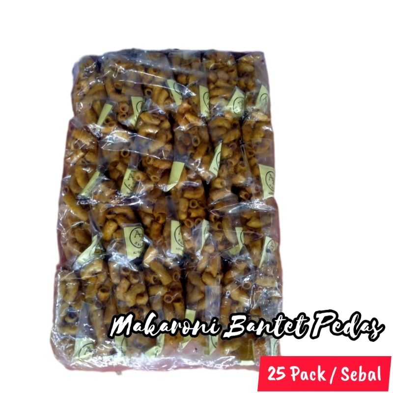 

Makaroni Pedas Bantet 25 Pack Sebal Grosir Kriuk Snack