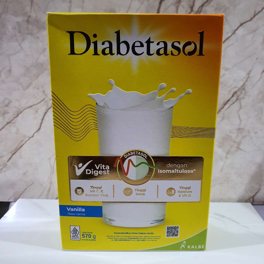 

Diabetasol Vita Digest Susu Rasa Vanilla 570 g