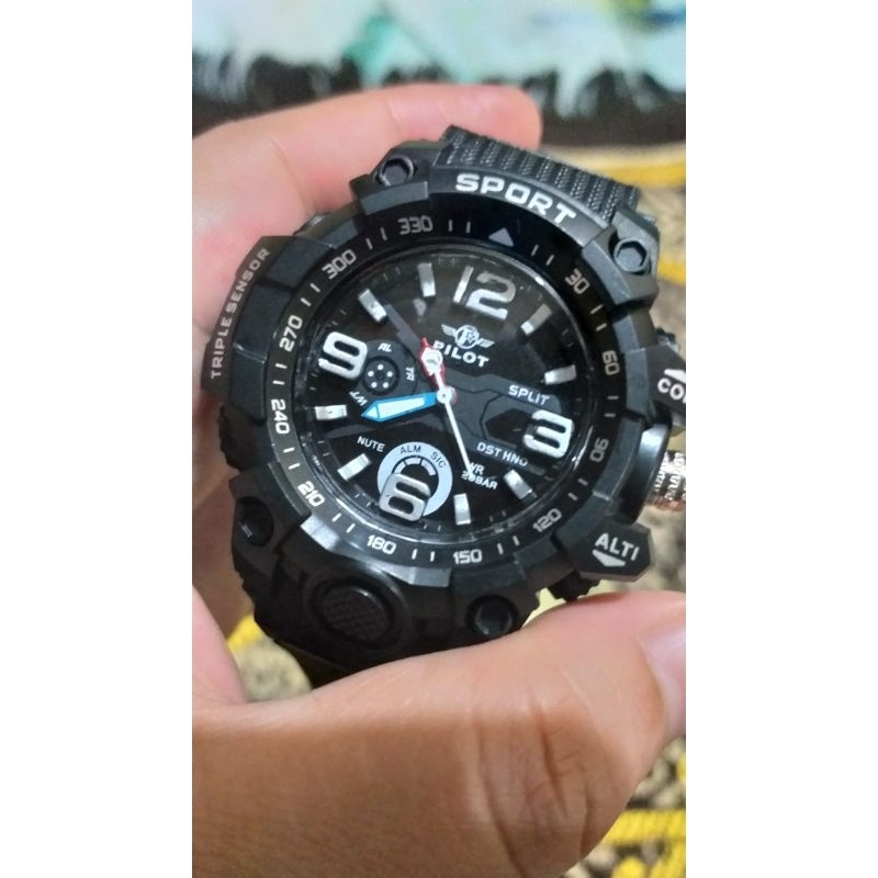 Jam Tangan Anak Cewek Cowok Remaja Tahan Air Waterproof Pilot