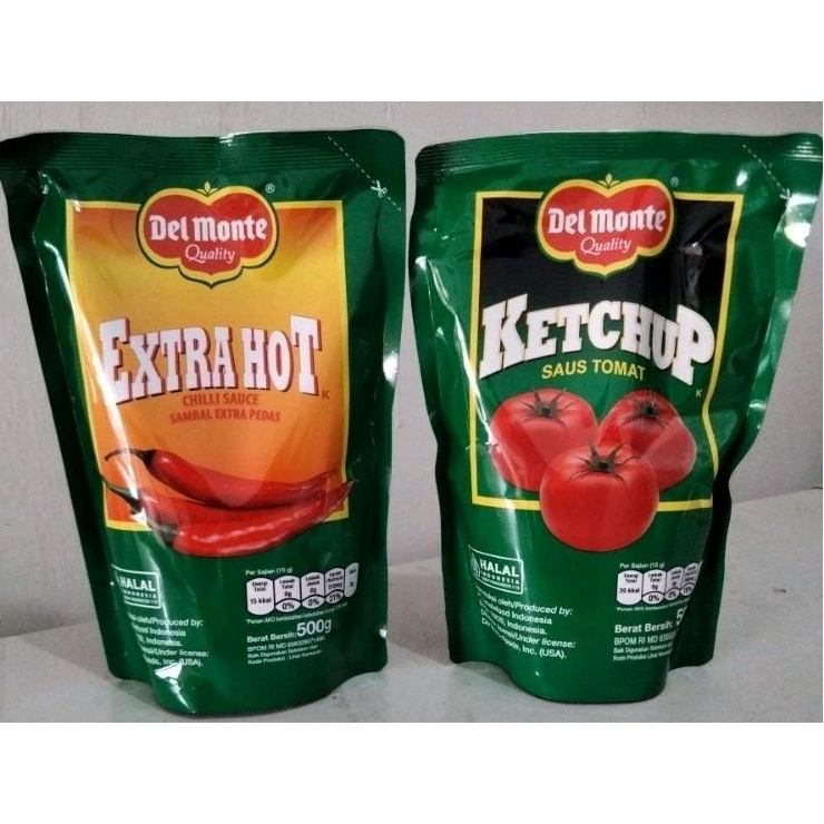 

Saus Delmonte Tomat dan Extra Hot / Sauce [Pouch 500 gr]