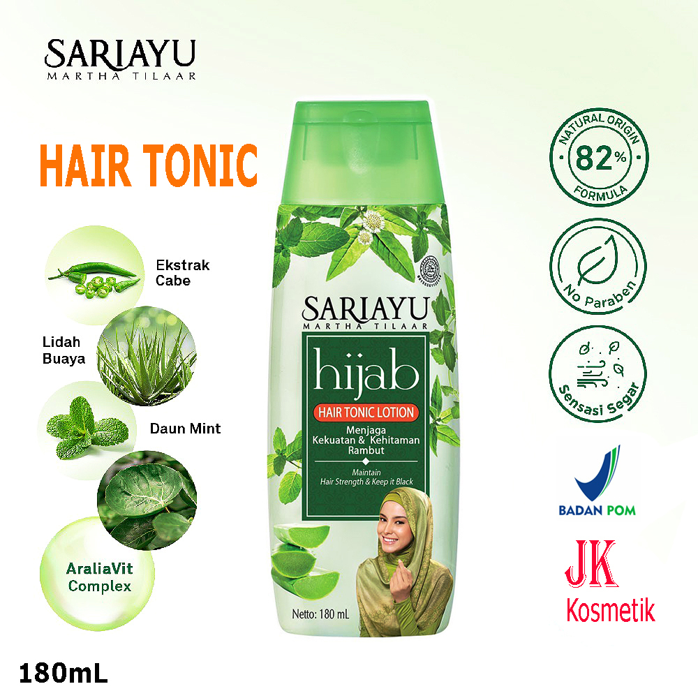 SariAyu Hair Tonic Lotion Hijab Series Penyubur Rambut 180mL