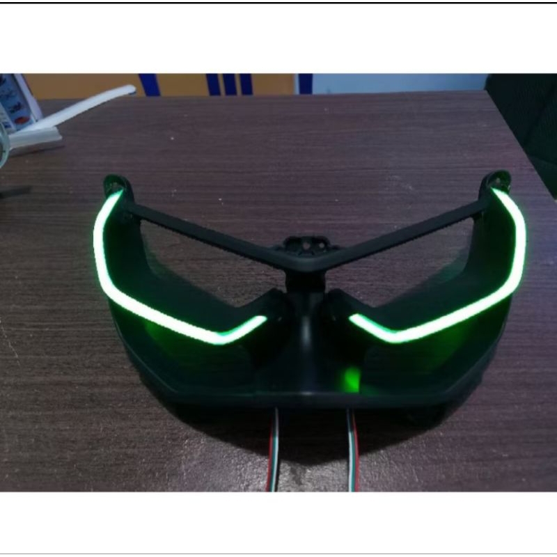 frame alis drl nmax new 2020-2022 lazt led akrilik