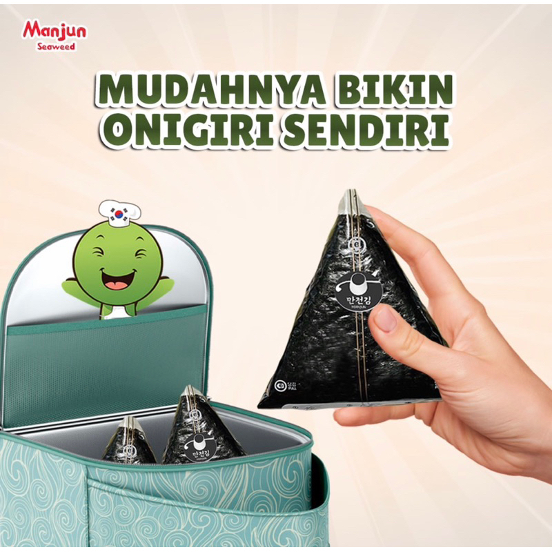 

Manjun Triangle Sushi Nori | Nori Onigiri per lembar