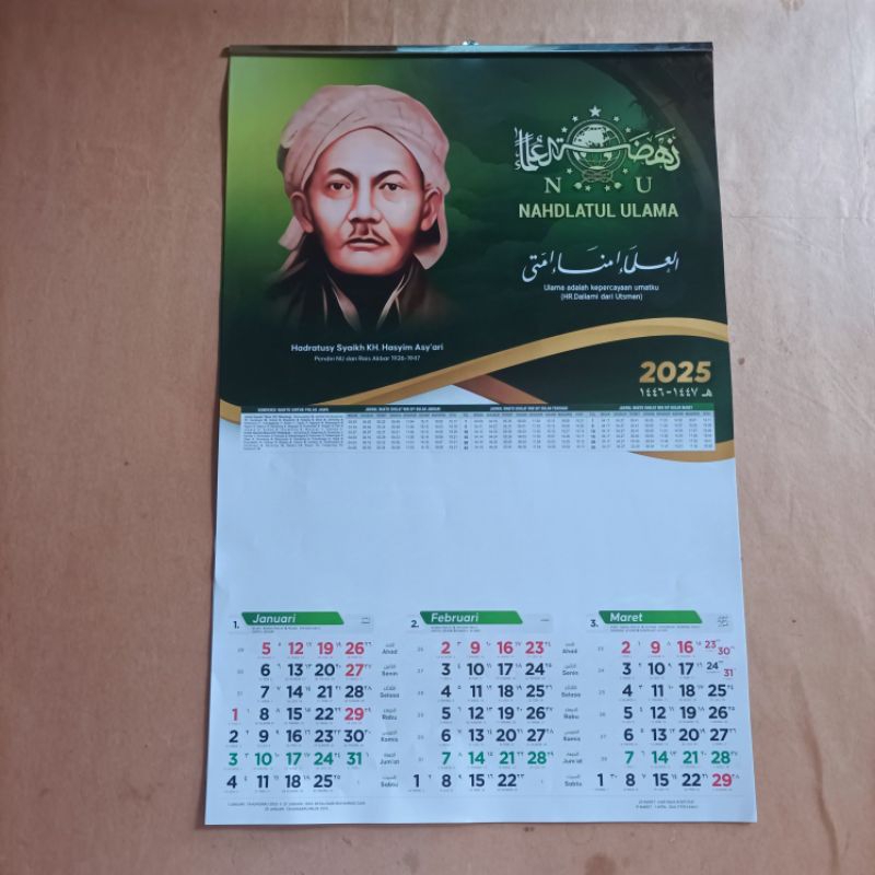 

KALENDER 2025 tokoh NU CUSTOM 100pcs