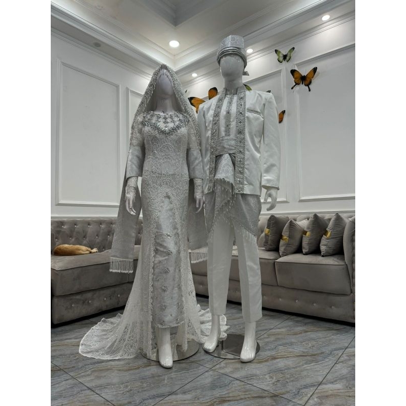 BAJU PENGANTIN MINANG KOTO GADANG/BAJU PENGANTIN AKAD MODERN/BUSANA PENGANTIN/GAUN WEDDING CANTIK