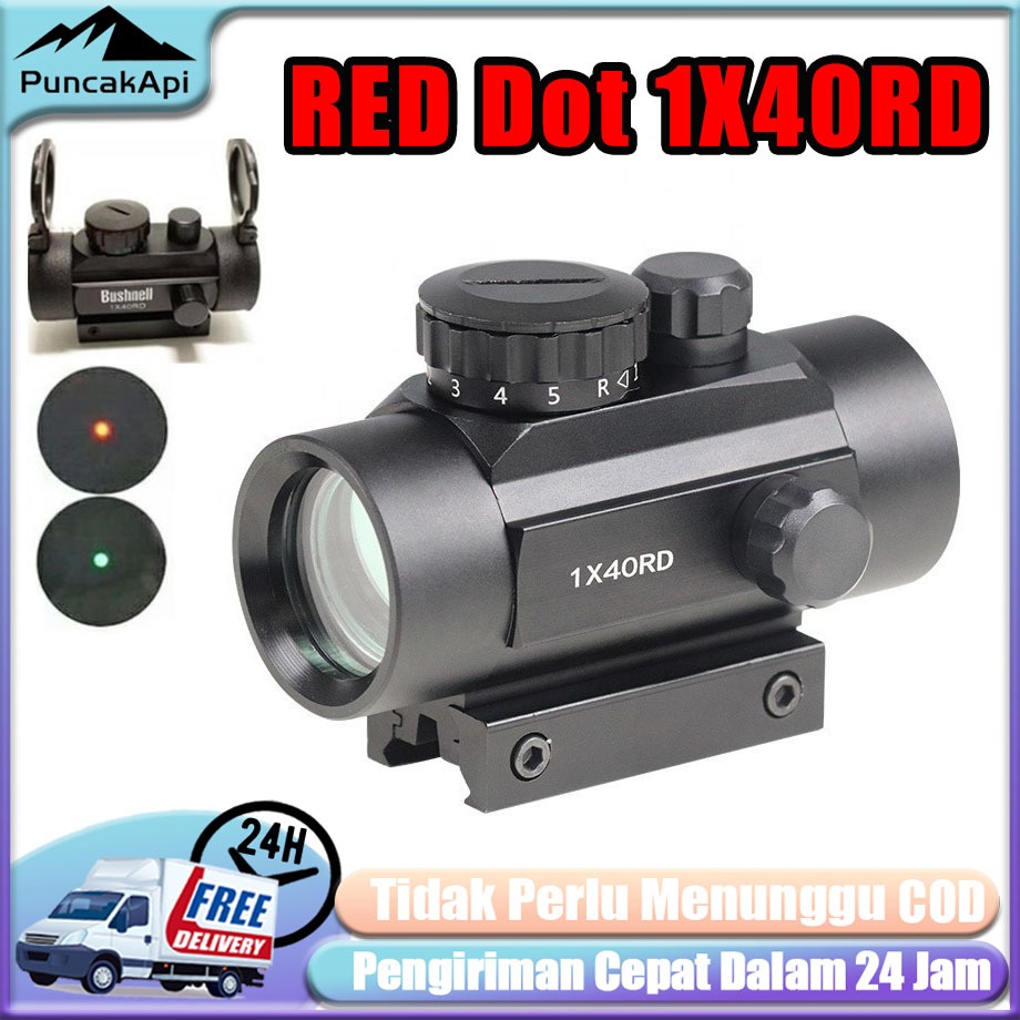 Teleskop Monokuler Mini / Teleskop Bushnell Red Dot 1x40 / Teleskop Premium Ret Dot / Zoom Variabel 
