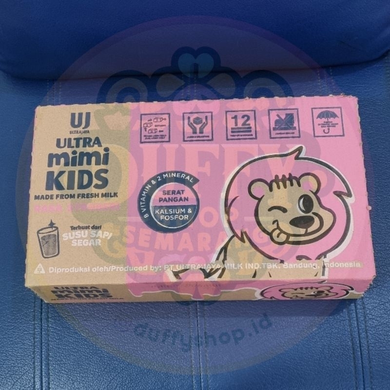 

SUSU ULTRA MIMI KIDS RASA STROBERI 1 KARTON @125ML (40PCS)