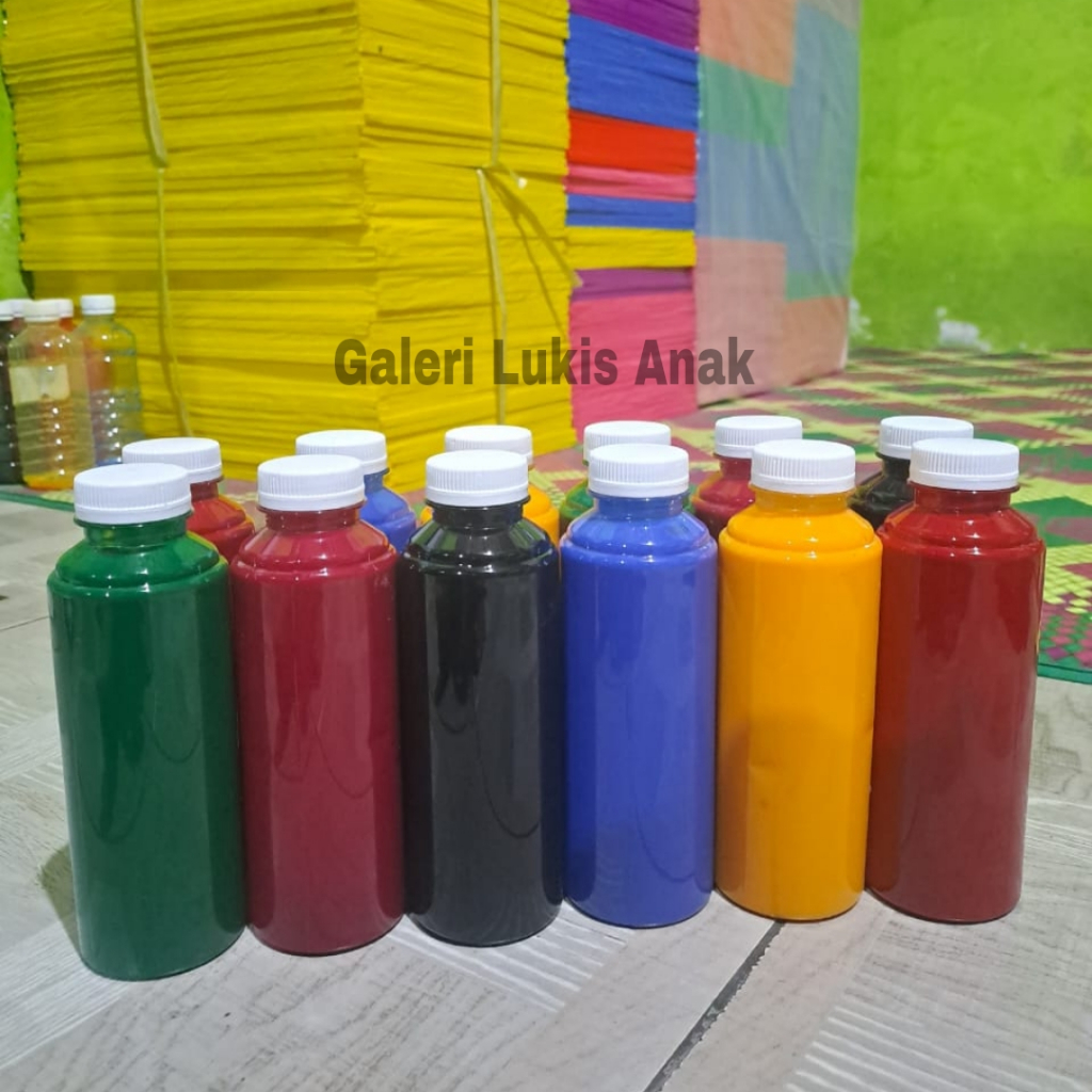 

CAT LUKIS STYROFOAM 250 ml BERKUALITAS - CAT STYROFOAM LUKIS ANAK - CAT MEWARNAI STYROFOAM