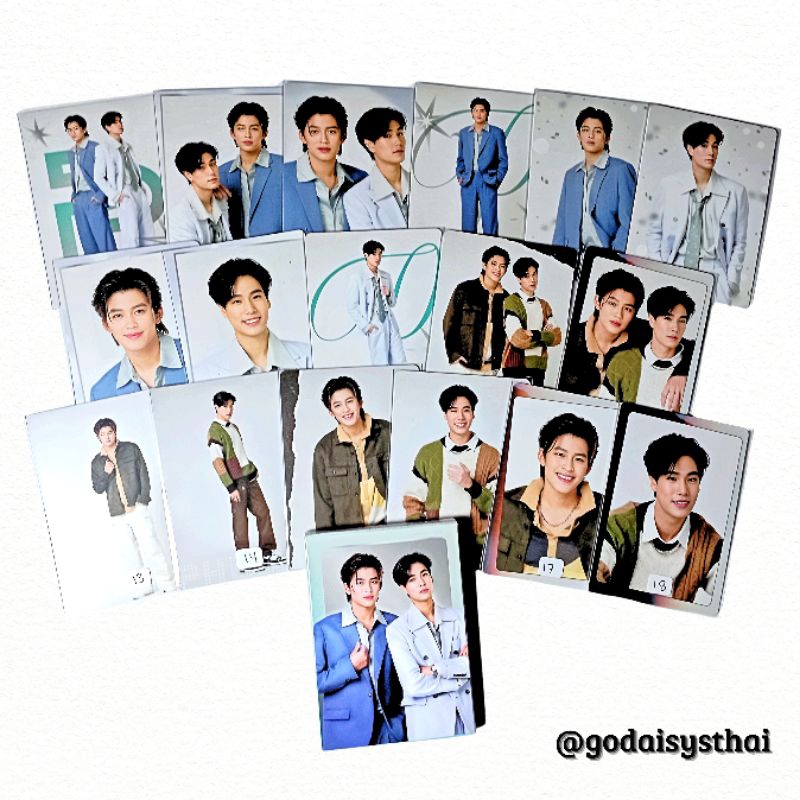 COLLECTIBLE CARD PONDPHUWIN FANDAY BANGKOK SERIES OFFICIAL || SHARING MERCHANDISE PHOTOCARD FANDAY B