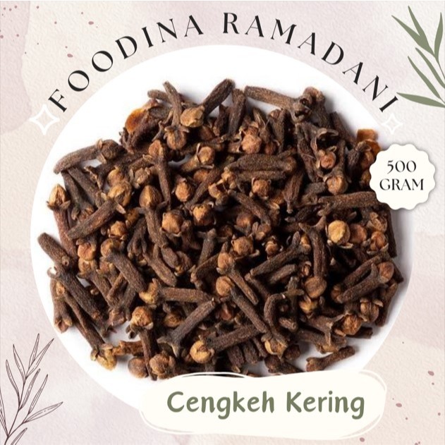 

CENGKEH Kering - Clove Whole [ 500gr ] Harga Per 0,5 Kg