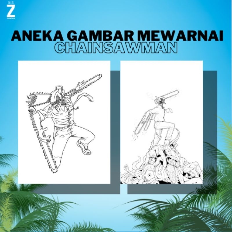 

Kertas Gambar Mewarnai A4 [ Chainsawman ]