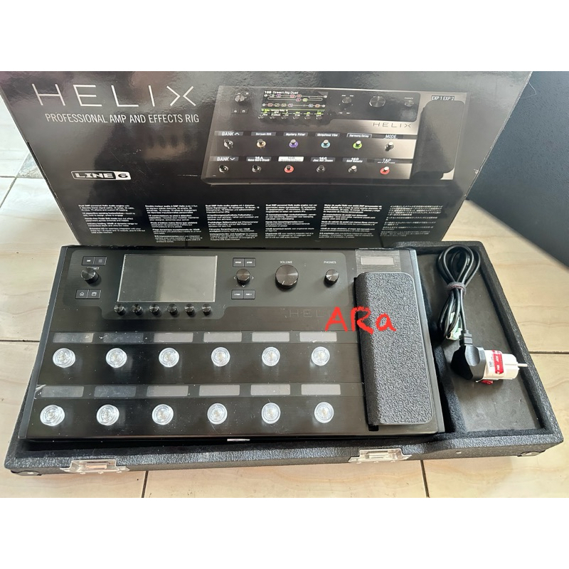 Efek Gitar Helix Floor Line 6 free Hardcase