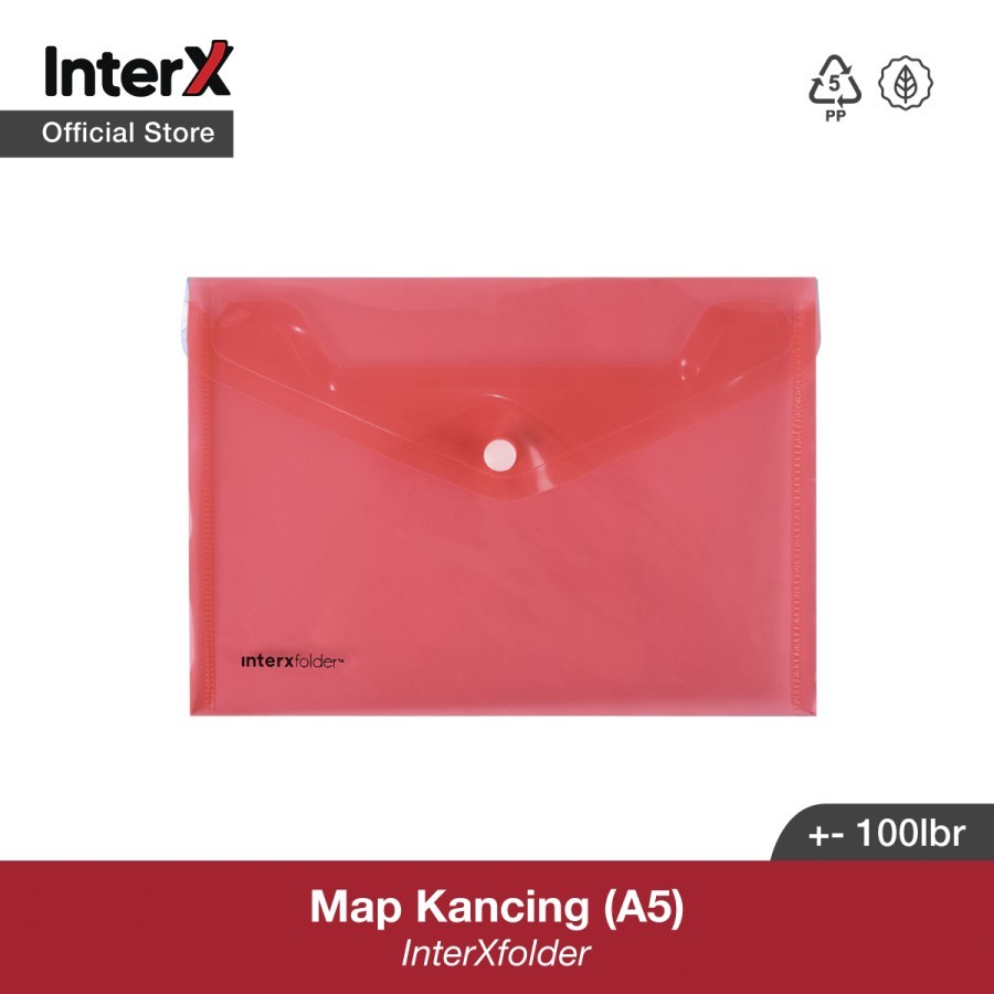 

InterX Document Bag Map Kancing A5 Horizontal Tanpa Spine DBX-10A5