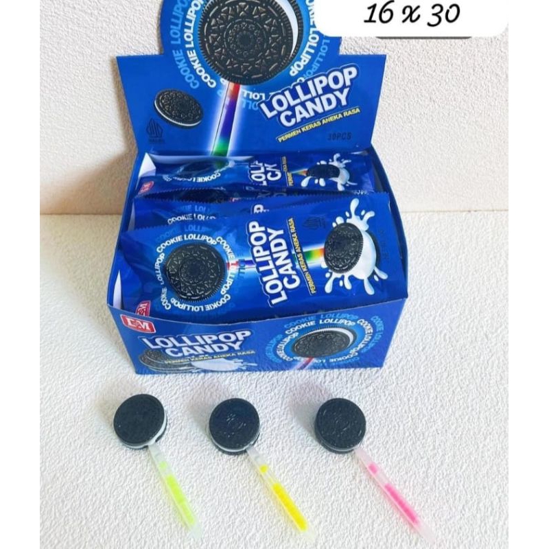 

Permen Lolipop Cookie Candy Isi 30 Pcs