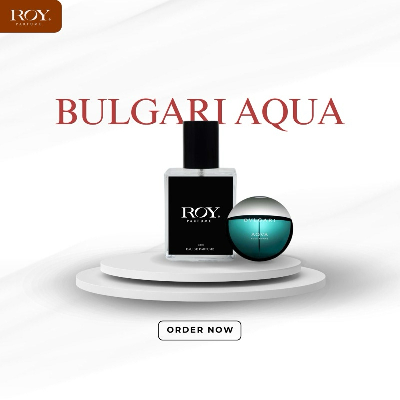 ROY PARFUM BULGAR AQU || MINYAK WANGI PRIA TAHAN 24jam