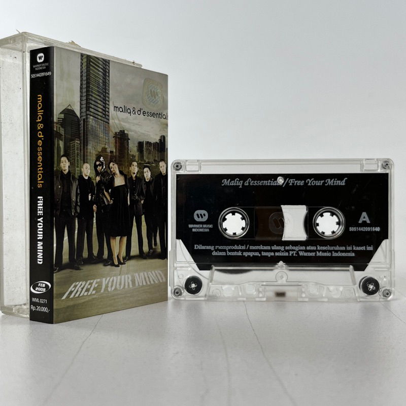 kaset pita band indonesia maliq & d’essentials album free your mind / maliq and dessentials original