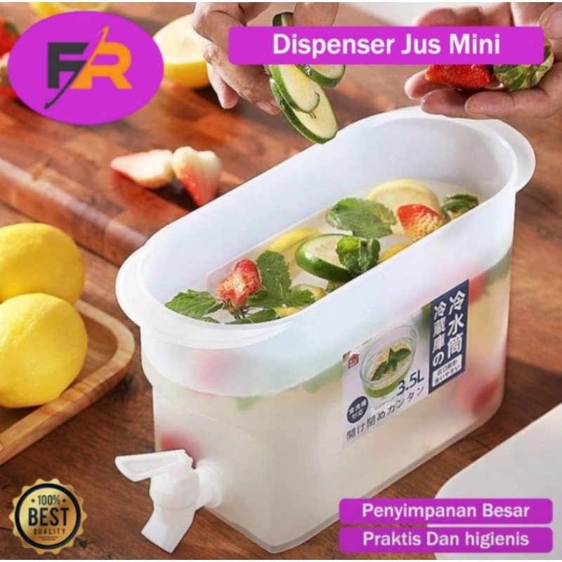 Dispenser Juss Portable Wadah Minuman Kulkas Tempat Air Minum Plastik