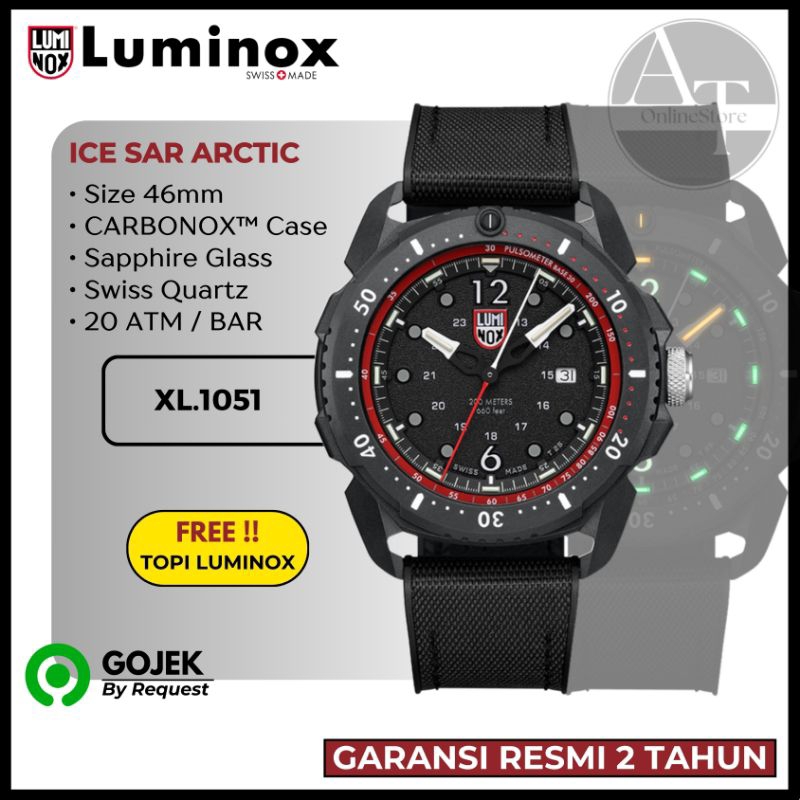 Jam Tangan Pria Luminox 1051 ICE SAR Arctic ORIGINAL Resmi