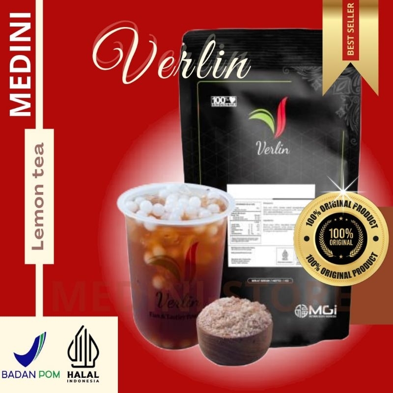 

Verlin Powder (LEMON TEA) Minuman Bubuk Instan Premium Kemasan /Item Termurah di Shopee